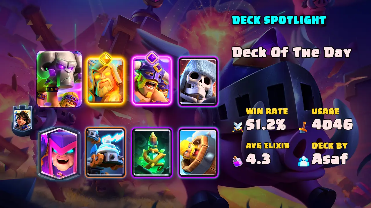 Clash Royale thumbnail design 2